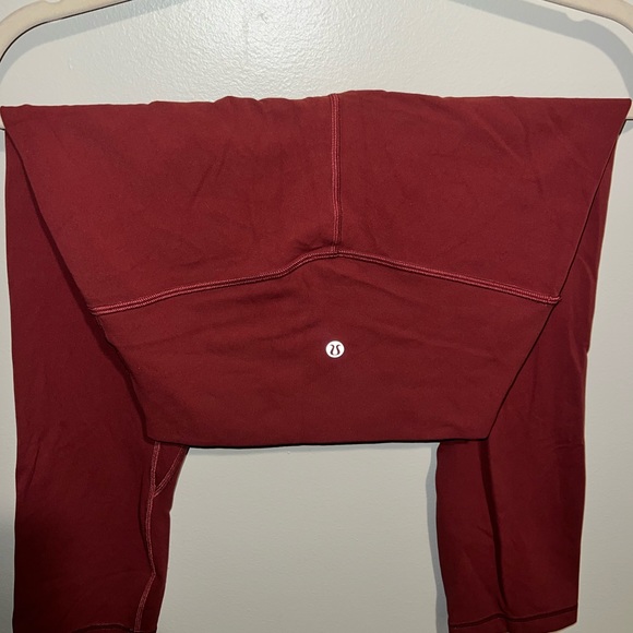 lululemon Align™ High-Rise Crop 21" Cayenne Like New sz - Picture 4 of 9